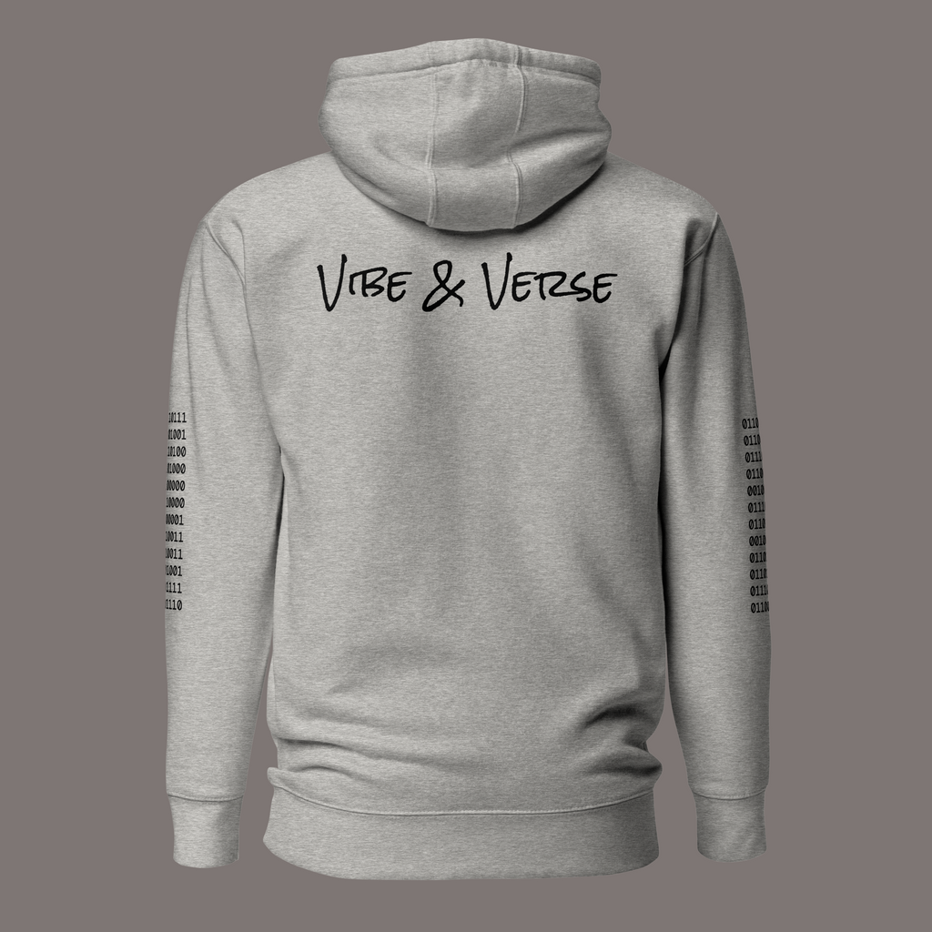 Death’s Head Moth Binary Code – Unisex Artwear Hoodie
