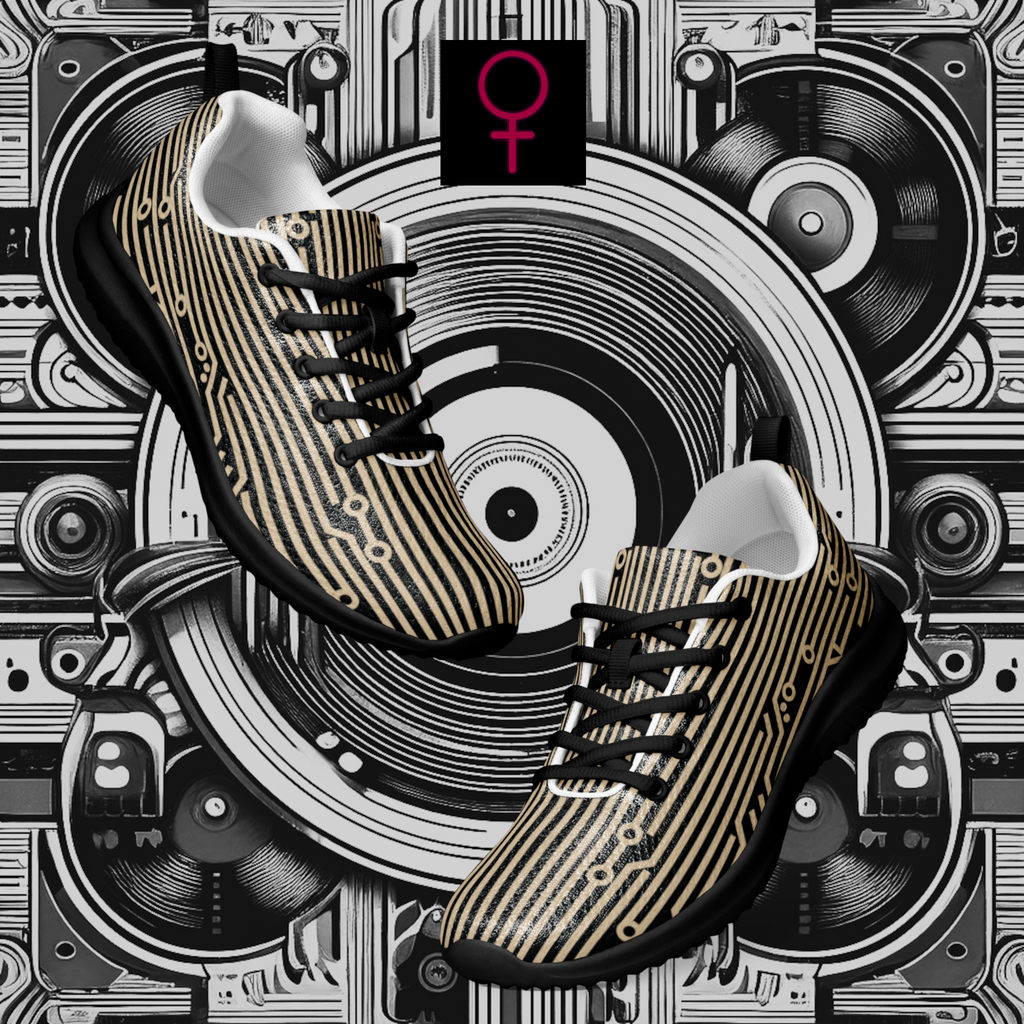 Cyber Seduction 101 - Women’s Athletic Shoes - Positronic Heart Collection