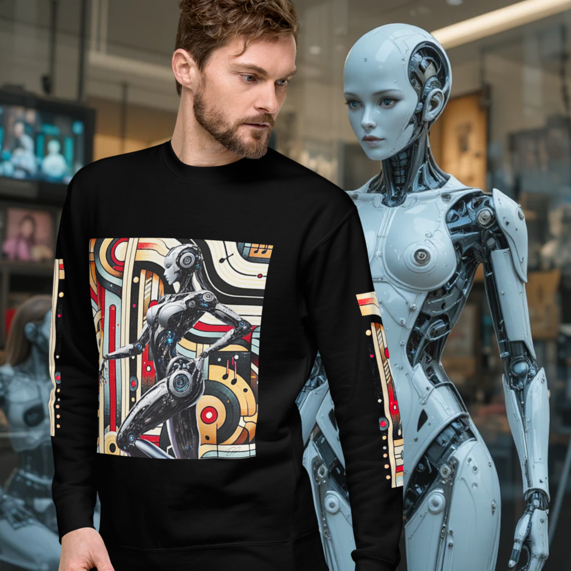 Cyber Seduction 102 - Unisex Premium Artwear Sweatshirt