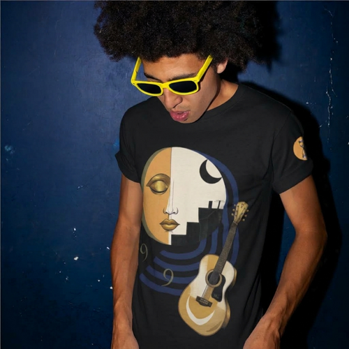 9 Hours Before Flight to Paris - Unisex Heavyweight Poetry Art Tee