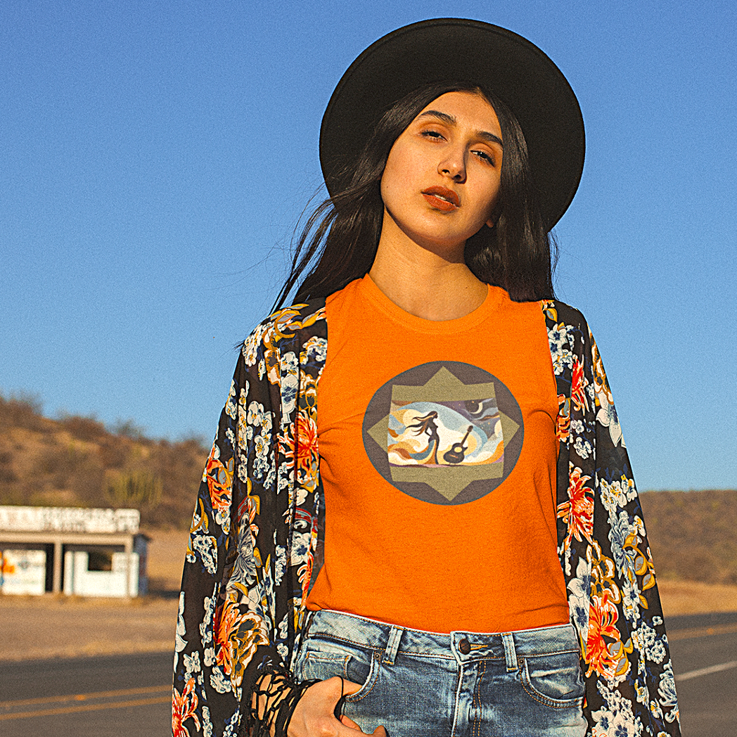 The Earth I Travel - Poetic Unisex Art Tee