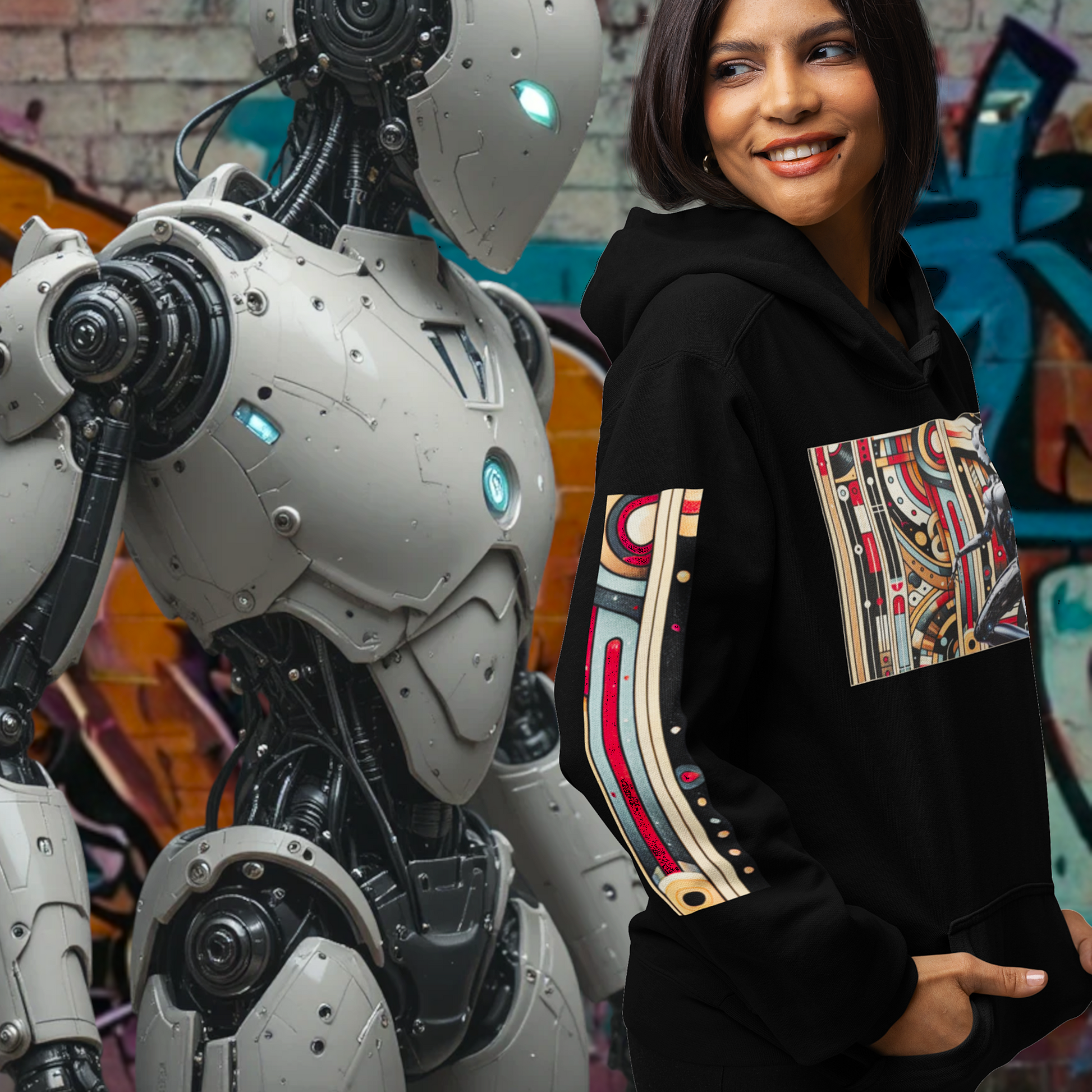 Cyber Seduction 102 - Unisex Artwear Hoodie