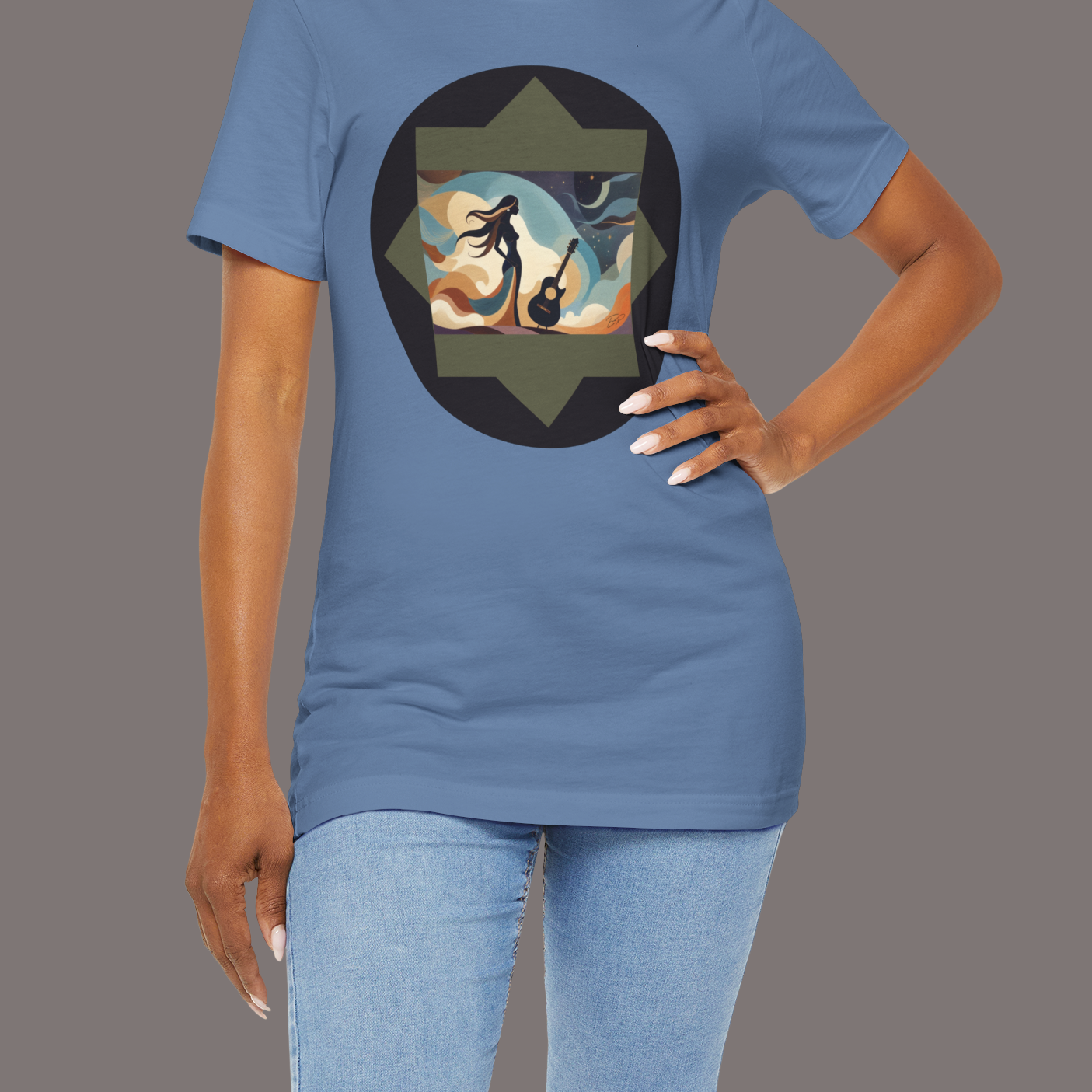 The Earth I Travel - Poetic Unisex Art Tee