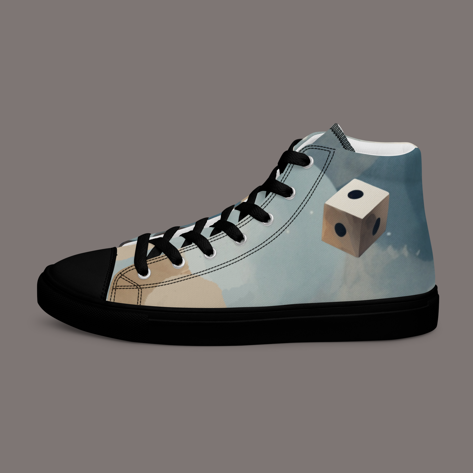 Napoleon-Centaur - Men’s Artwear Canvas High-tops – Brooding in Paris Collection