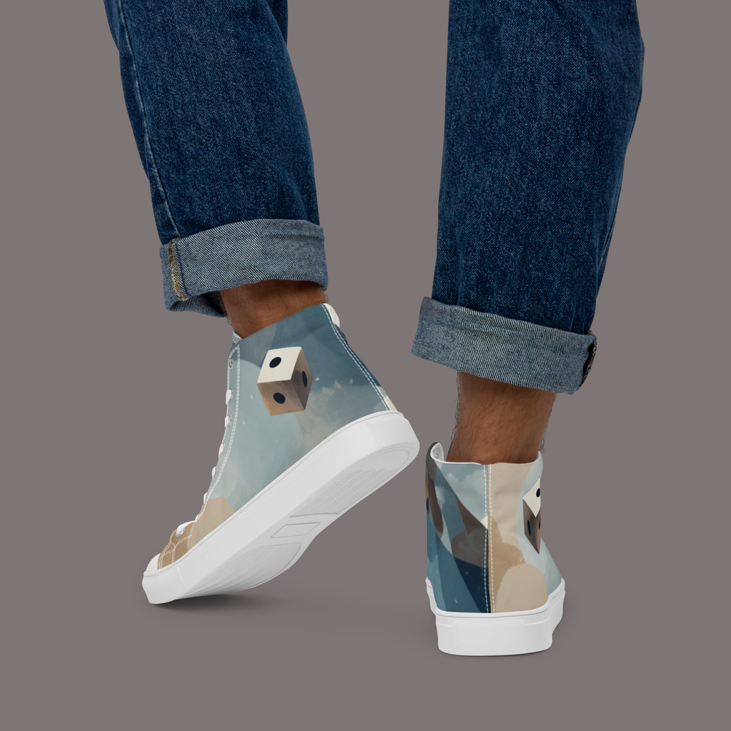 Napoleon-Centaur - Men’s Artwear Canvas High-tops – Brooding in Paris Collection