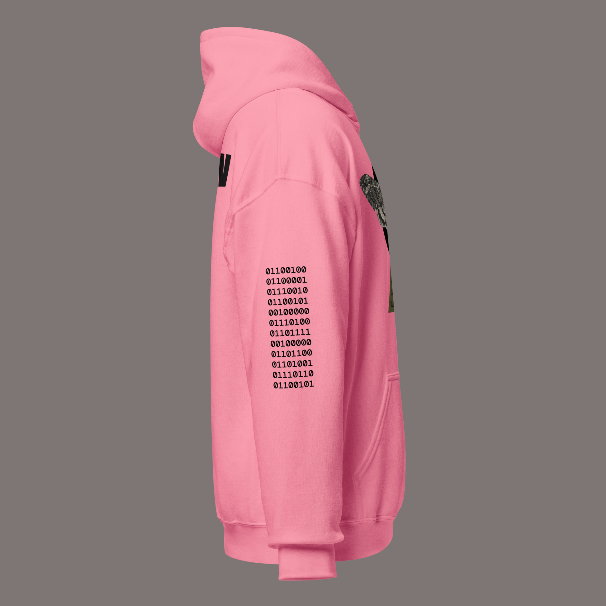 Sphinx Moth Binary Code – Unisex Artwear Hoodie