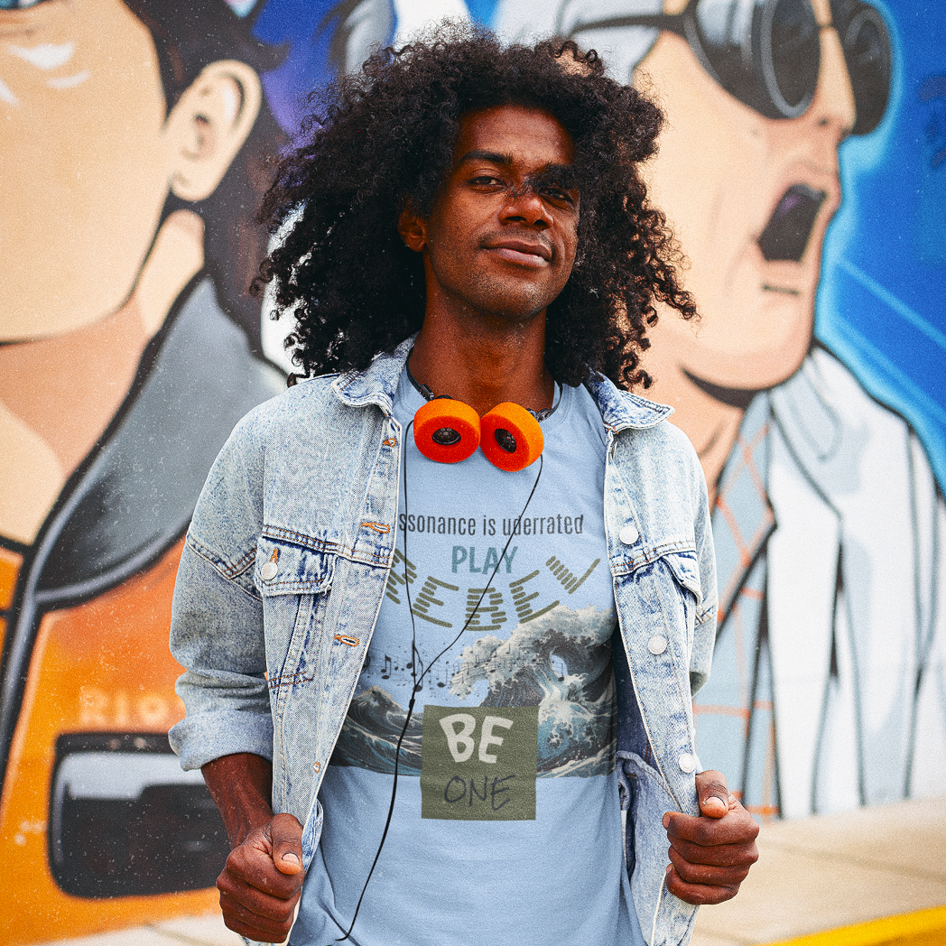 Play Rebel, Be One - Unisex Art Tee