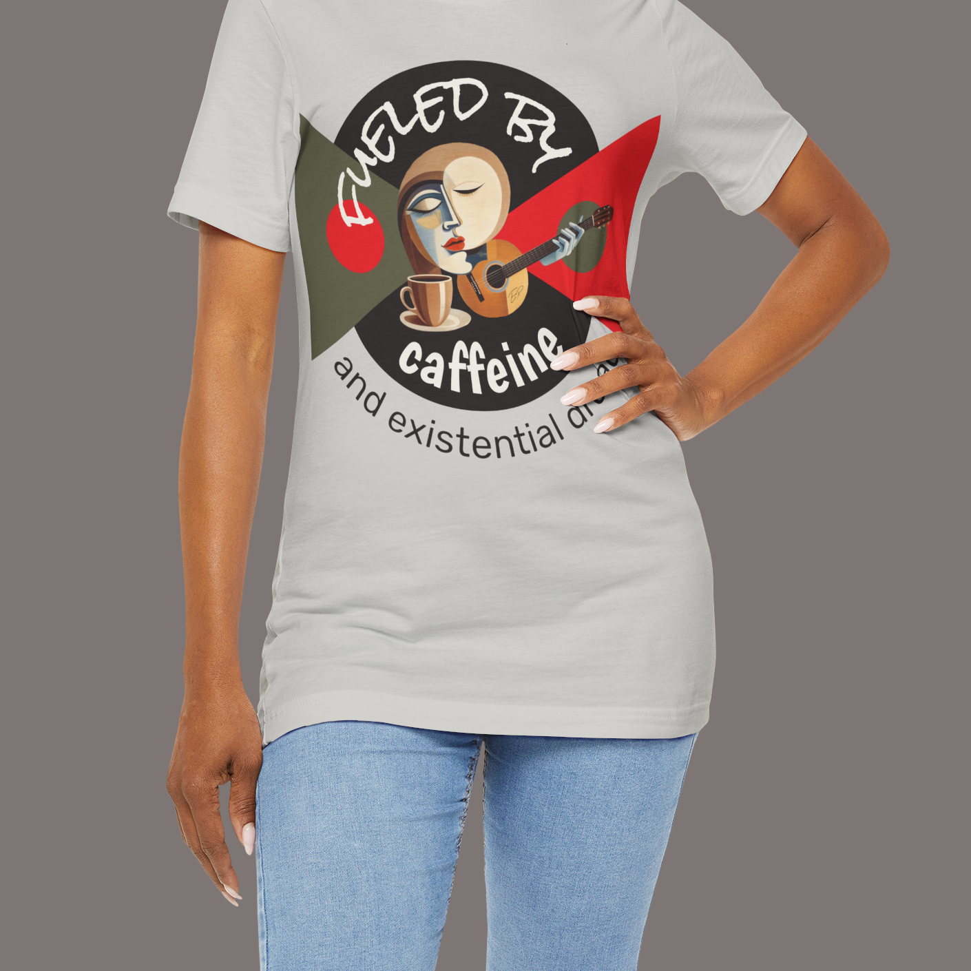 Fueled by Caffeine - Unisex Art Tee