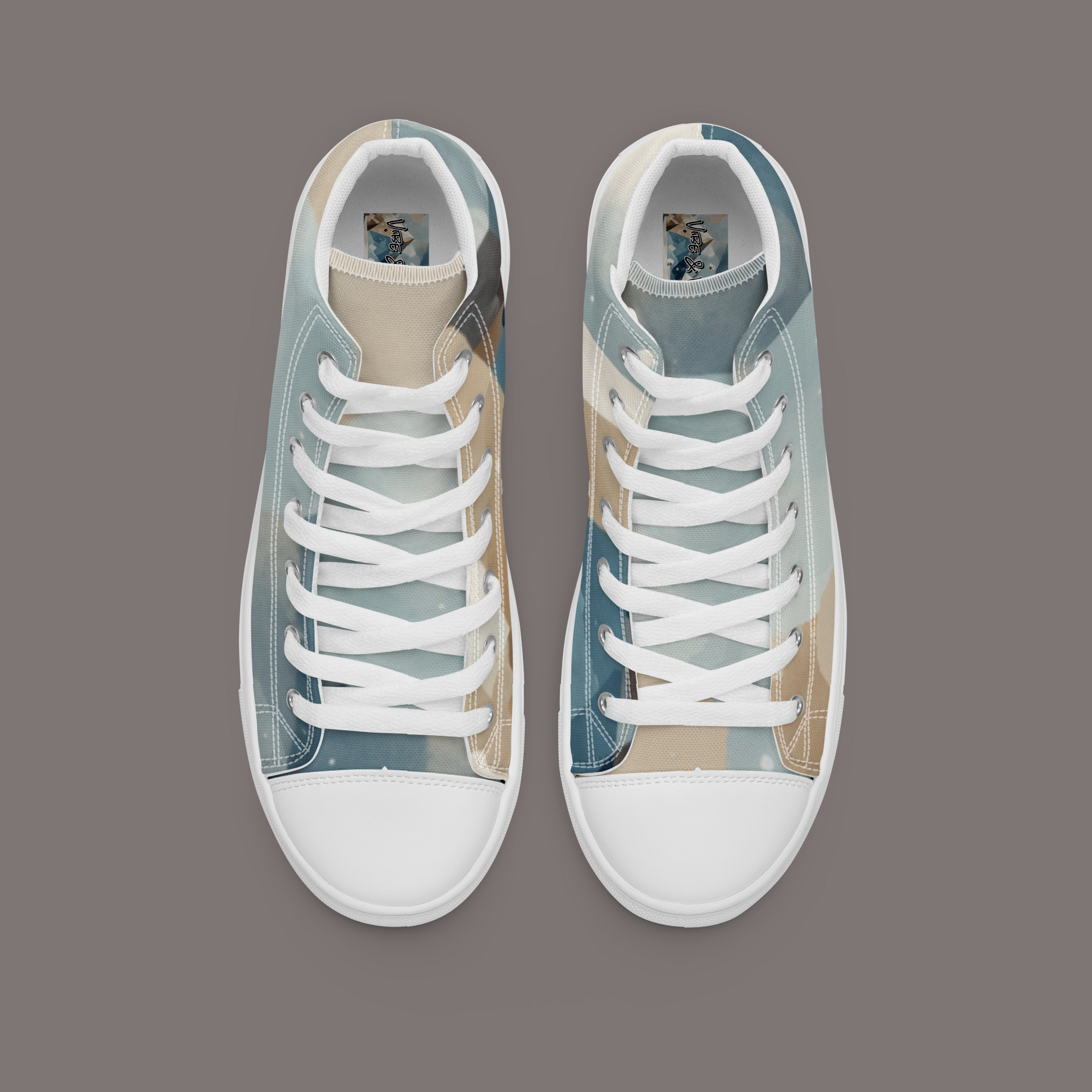 Napoleon-Centaur - Men’s Artwear Canvas High-tops – Brooding in Paris Collection