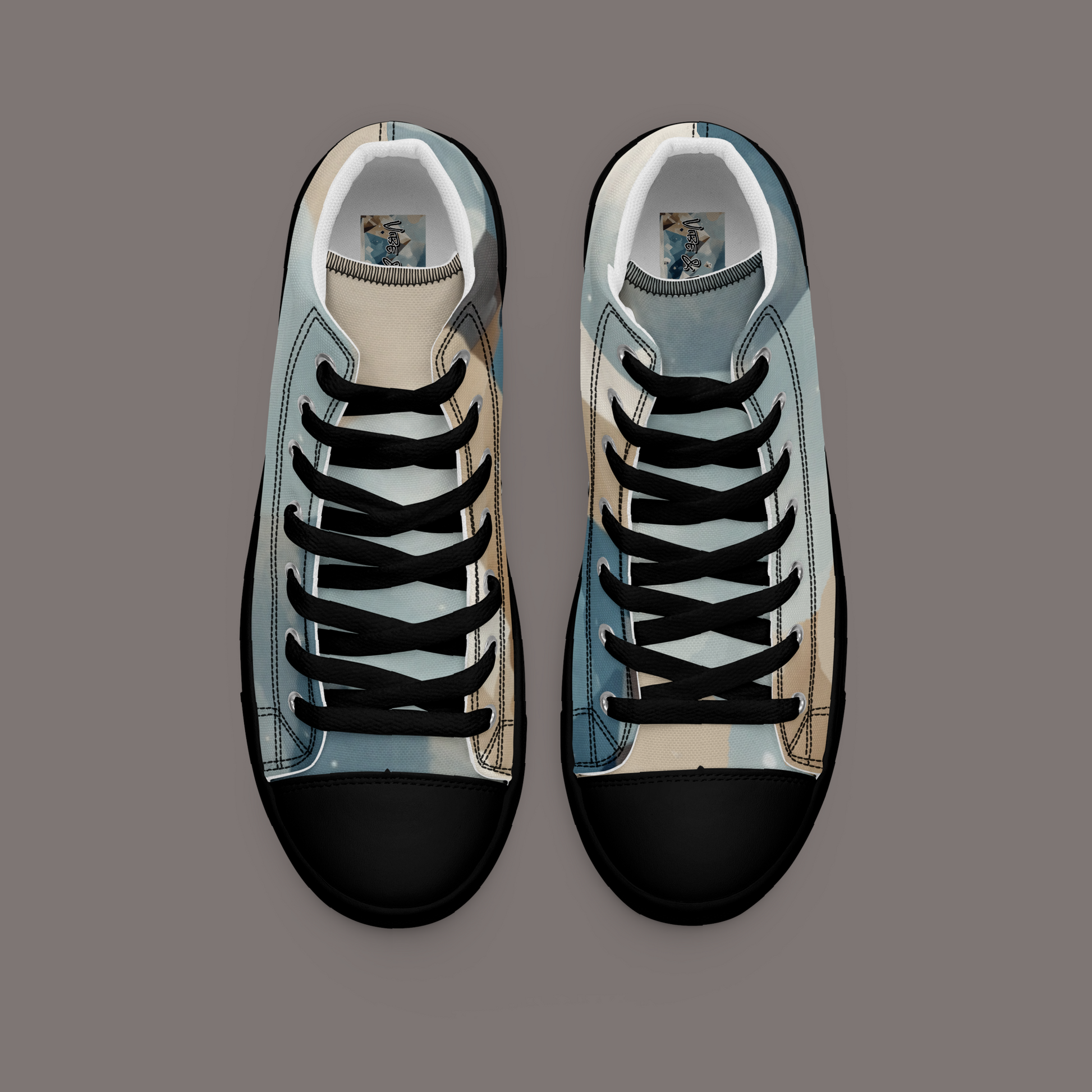 Napoleon-Centaur - Men’s Artwear Canvas High-tops – Brooding in Paris Collection