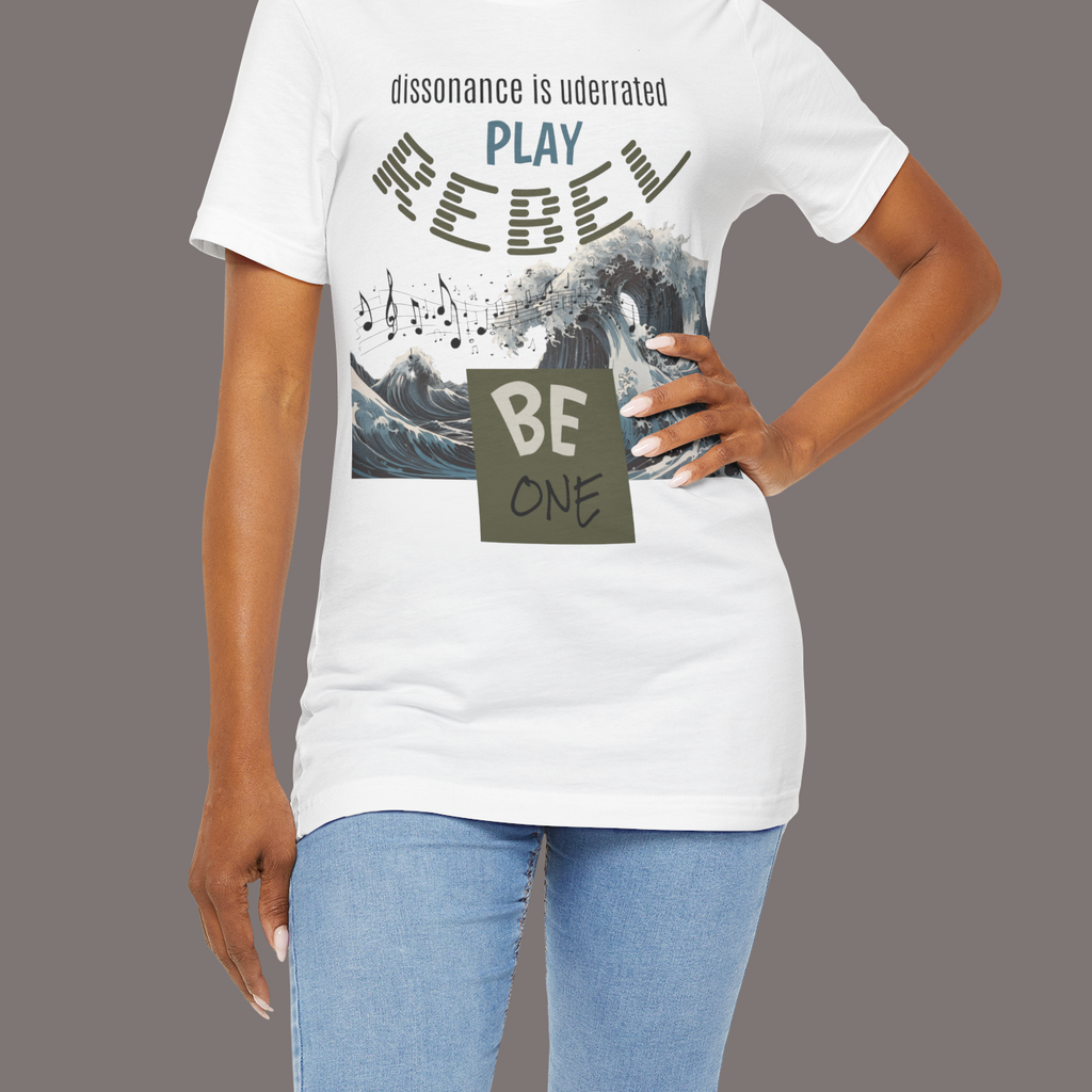 Play Rebel, Be One - Unisex Art Tee