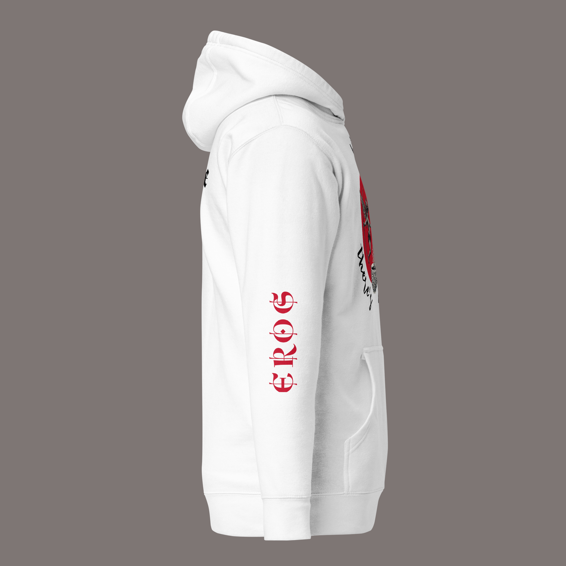 Between Eros & Death, There’s Coffee – Unisex Artwear Hoodie