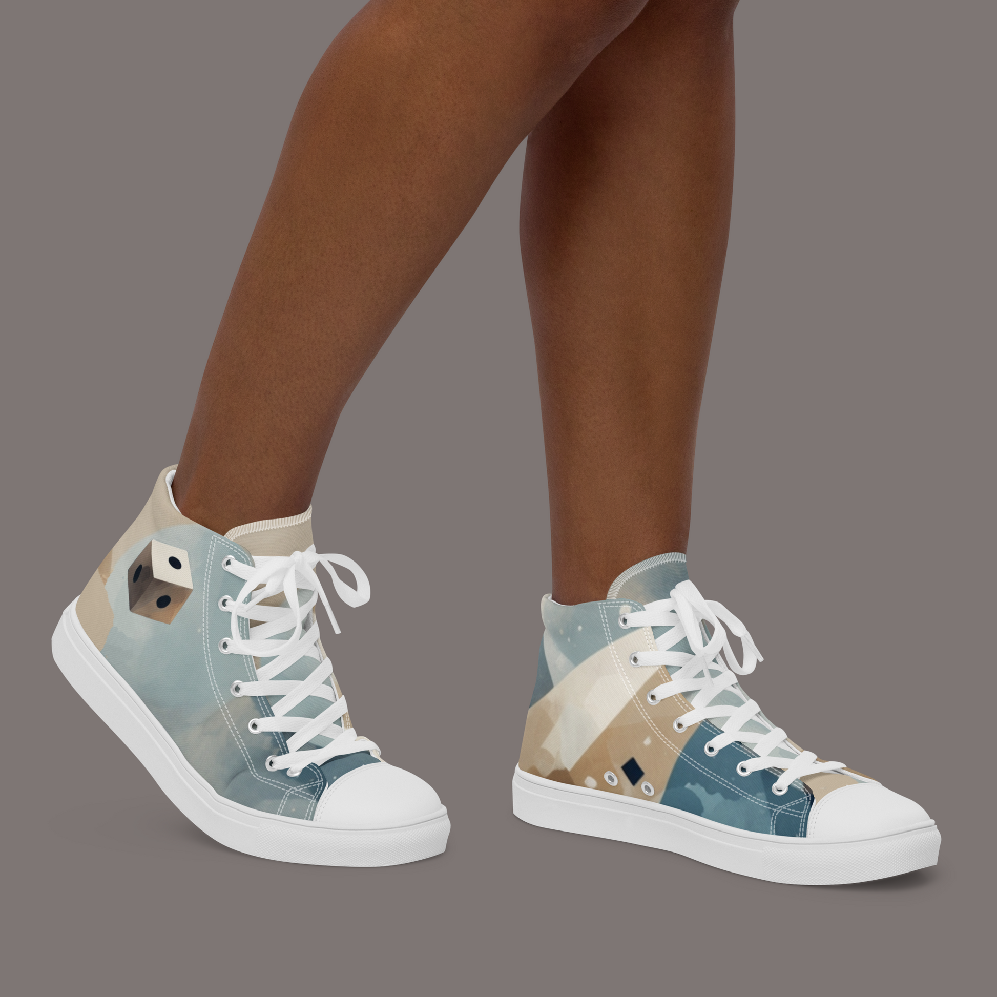 Napoleon-Centaur - Women’s Artwear Canvas High-tops – Brooding in Paris Collection