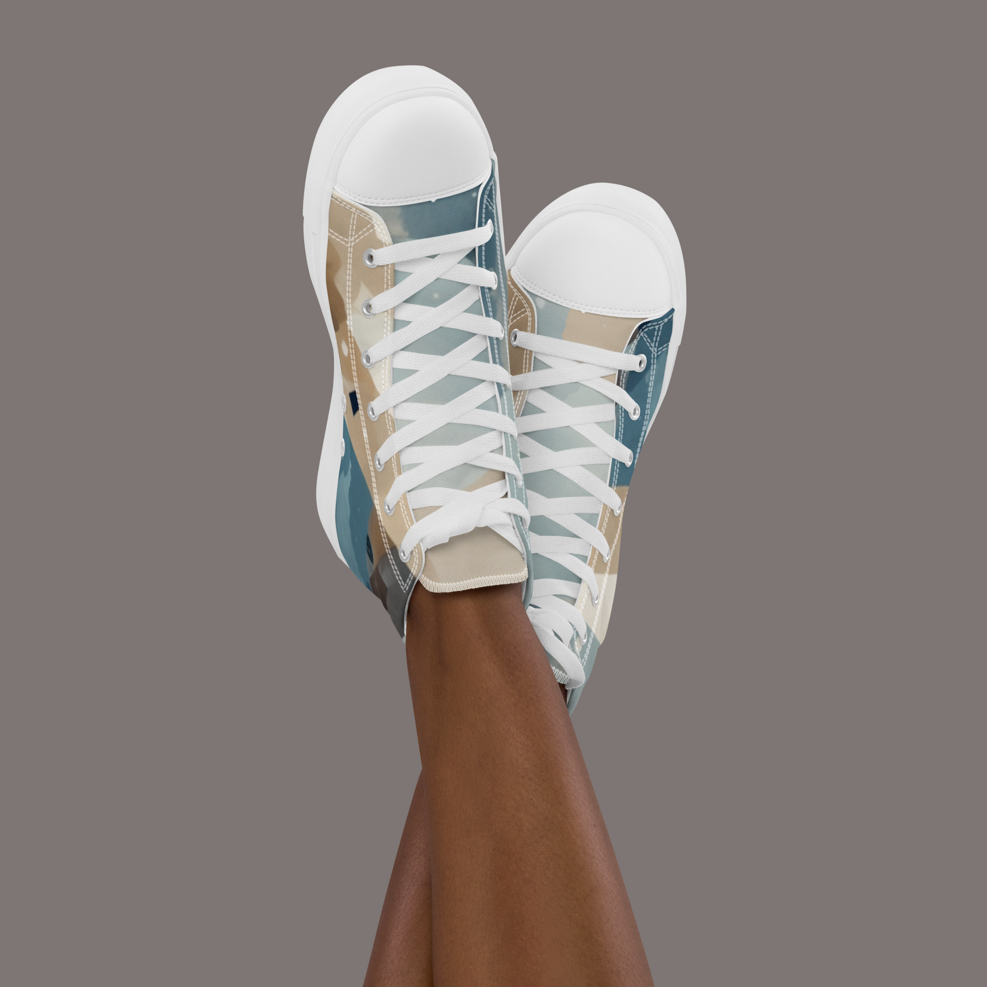 Napoleon-Centaur - Women’s Artwear Canvas High-tops – Brooding in Paris Collection