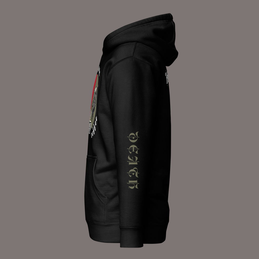 Between Eros & Death, There’s Coffee – Unisex Artwear Hoodie