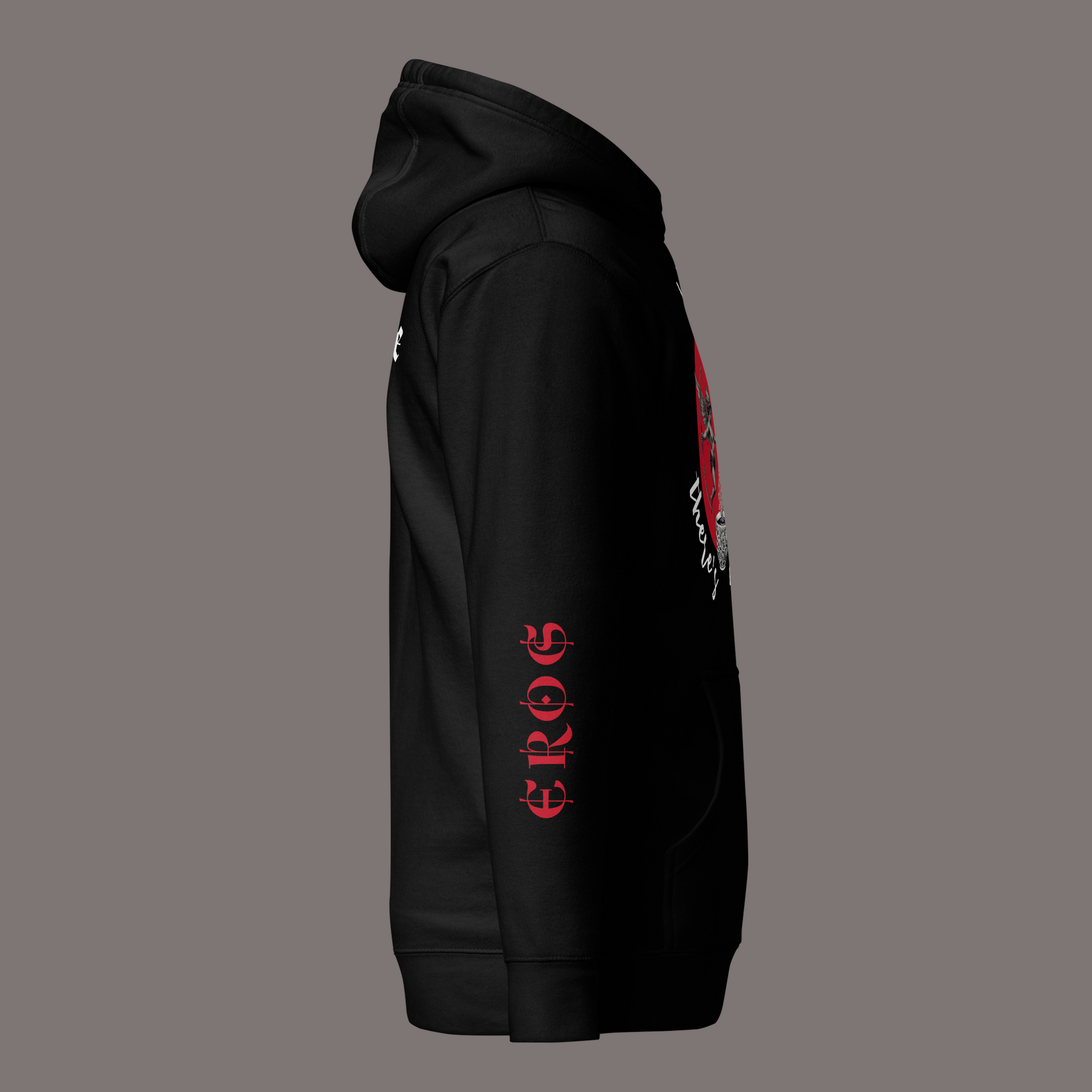 Between Eros & Death, There’s Coffee – Unisex Artwear Hoodie