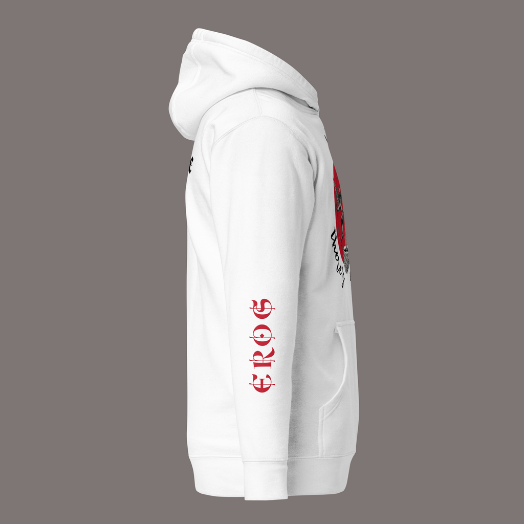 Between Eros & Death, There’s Coffee – Unisex Artwear Hoodie