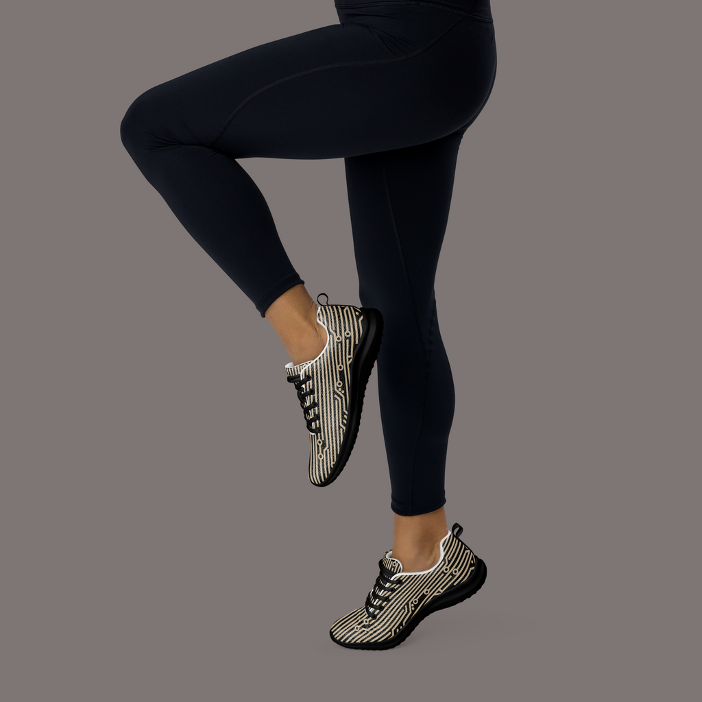 Cyber Seduction 101 - Women’s Athletic Shoes - Positronic Heart Collection